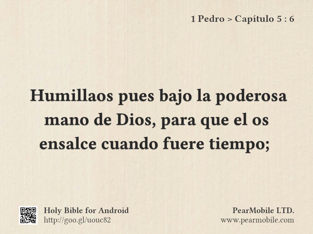 1 Pedro, Capítulo 5:6